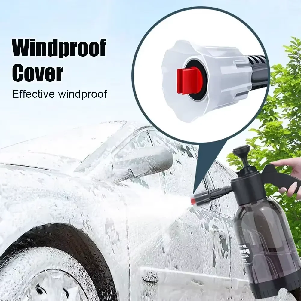 2L Hand Pump Foam Sprayer | Car Wash Snow Foam Bottle with 2 Nozzles - Image 5