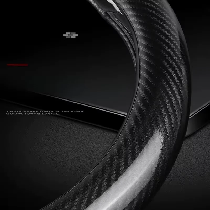 Jaecoo J7 Steering Wheel Cover | Carbon Fiber Leather Grip Protector - Image 4